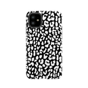 White Black Leopard Tough Phone Case
