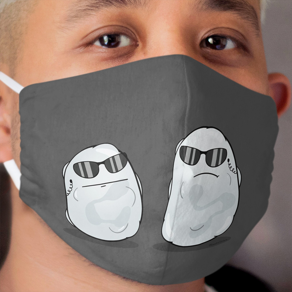 White Blood Cell Secret Service Cloth Face Mask