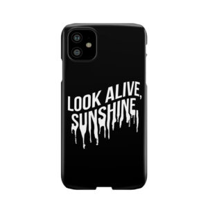 White Drip Text (Black) Phone Case