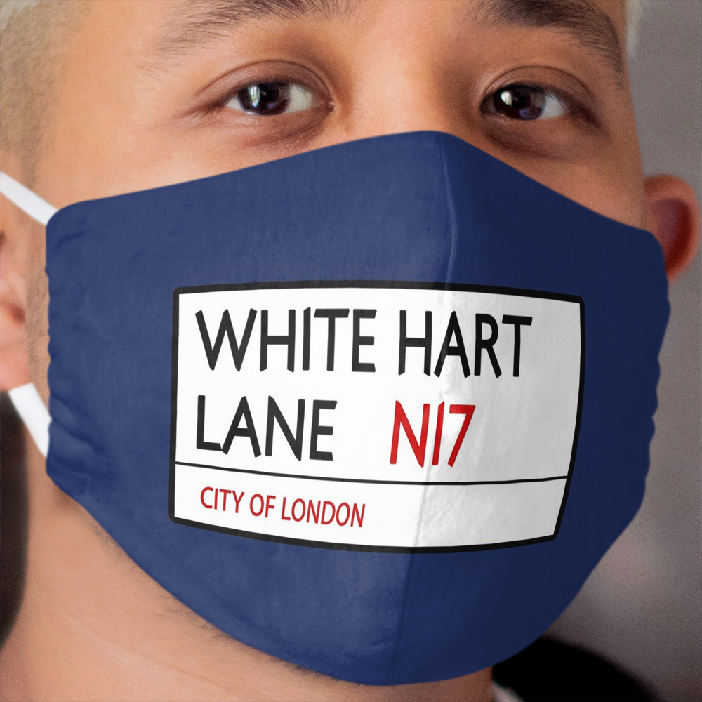 White Hart Lane Cloth Face Mask