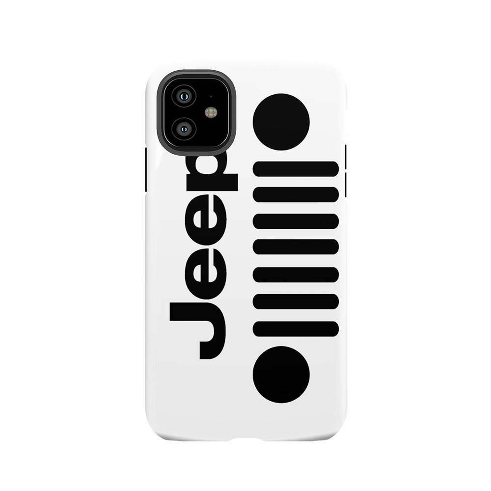 White Jeep Grill Phone Tough Phone Case