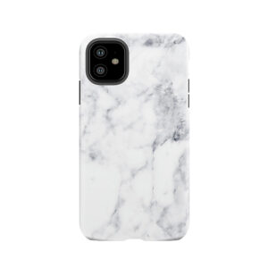 White Marble 3 Tough Phone Case