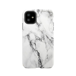 White Marble Tough Phone Case
