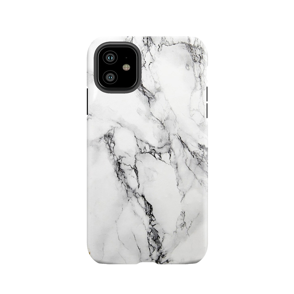 White Marble Tough Phone Case
