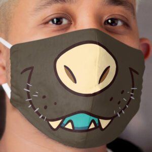 Wild Dog Muzzle Cloth Face Mask