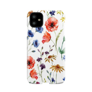 Wild Flower Watercolor Phone Case