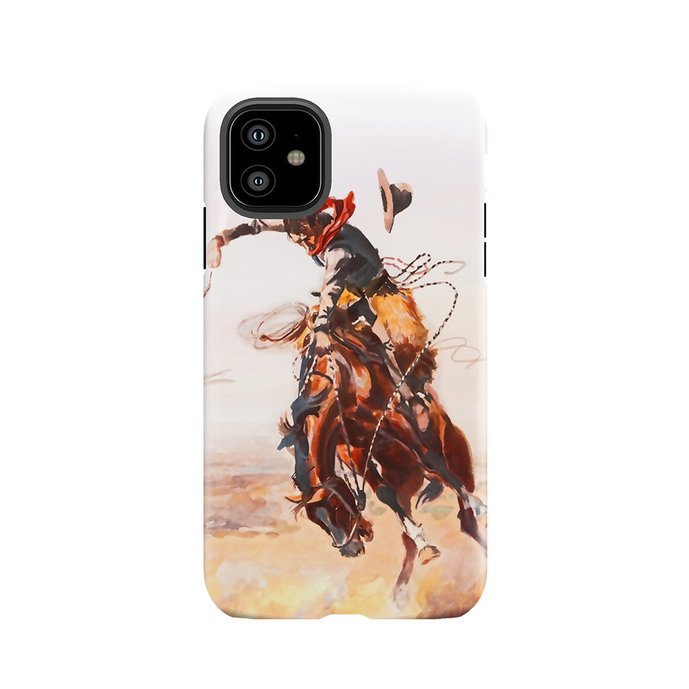 Wild West Series Bad Horse Tough Phone Case