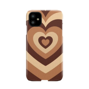 Wildflower Latte Hearts Phone Case