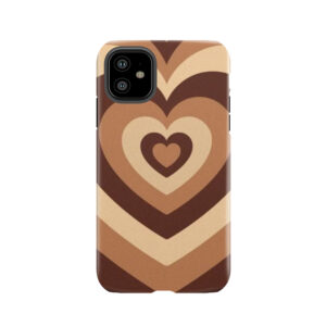 Wildflower Latte Hearts Tough Phone Case