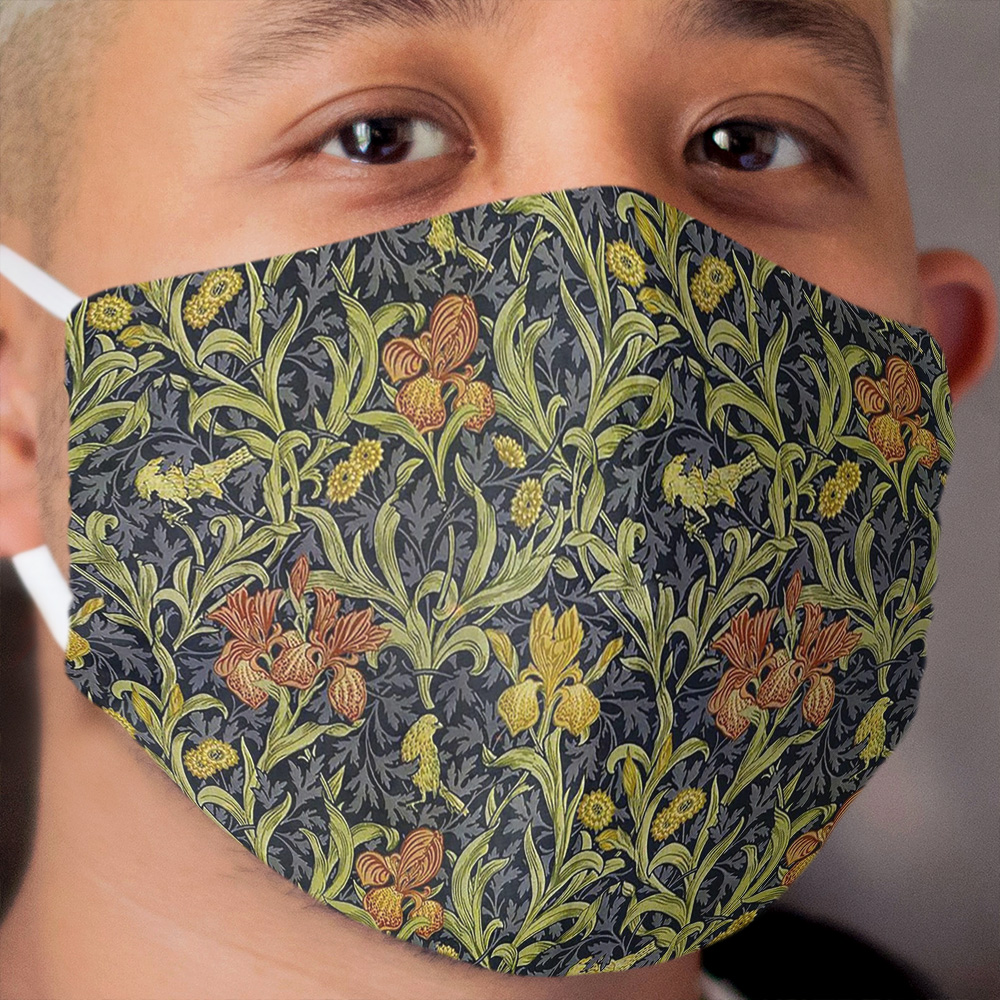 WILLIAM MORRIS COLLECTION DETAIL 1011 Cloth Face Mask