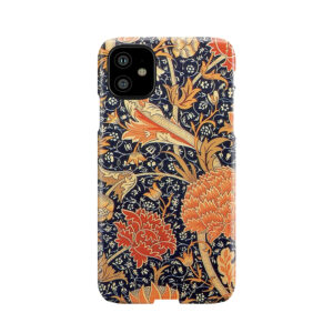 William Morris Cray Blue And Orange Phone Case