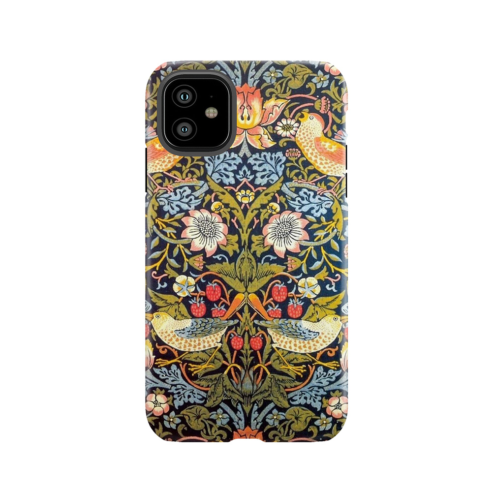 William Morris Strawberry Thief Design 1883 Tough Phone Case