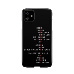 Wings Theory: Infires - Bts - White Phone Case