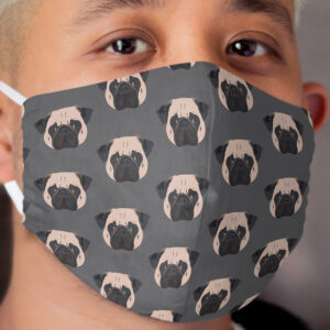 Winston the Pug Cloth Face Mask