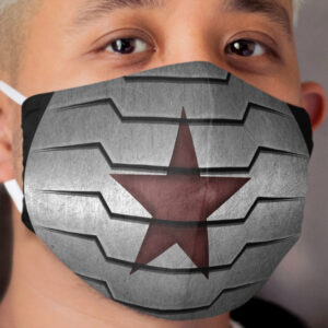 Winter Soldier Star Cloth Face Mask