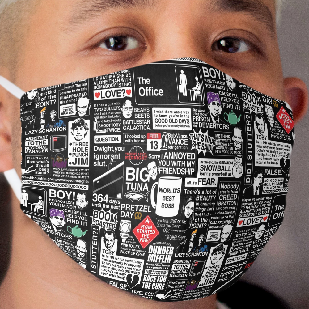 Wise Words From The Office - The Office Quotes Cloth Face Mask