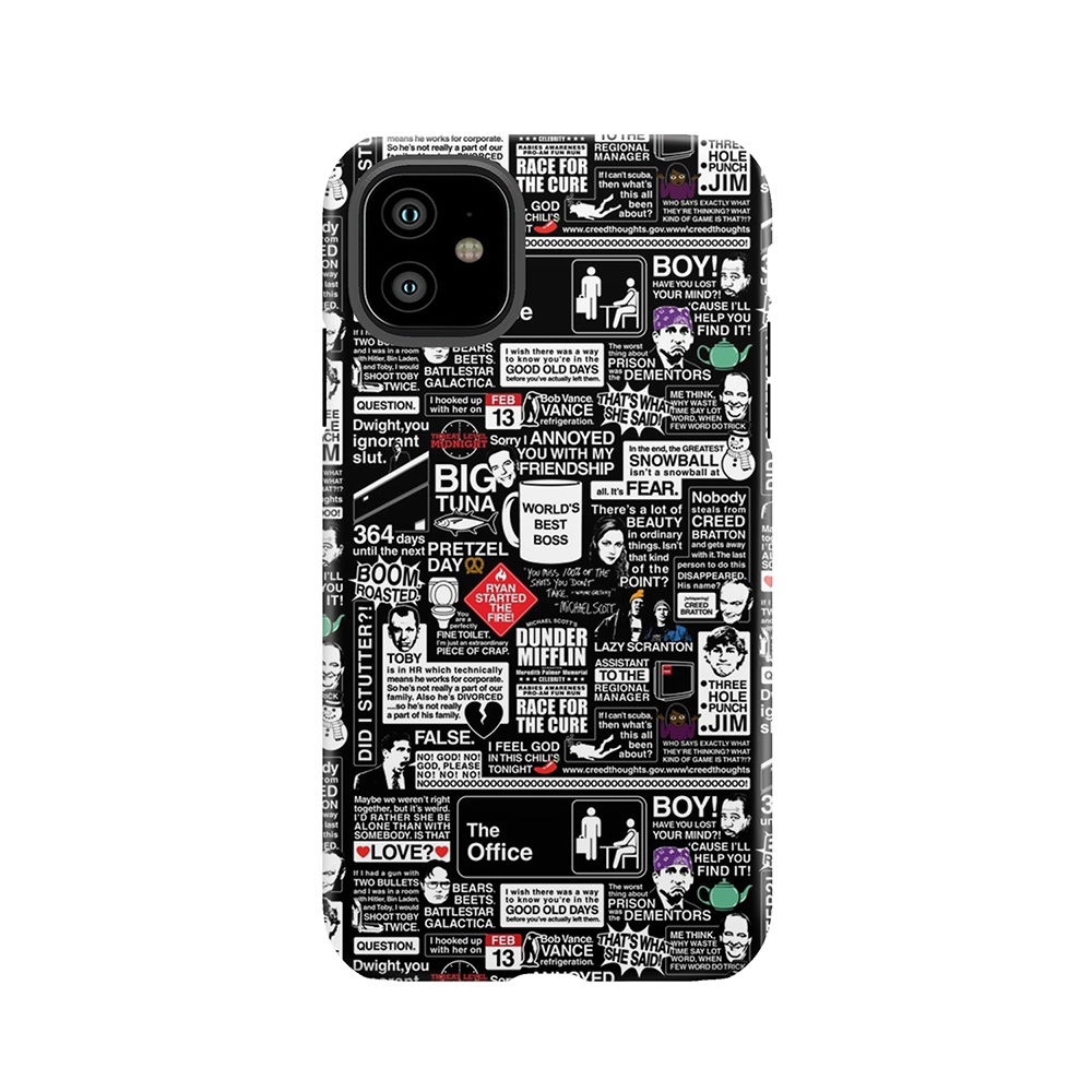 Wise Words From The Office - The Office Quotes Tough Phone Case