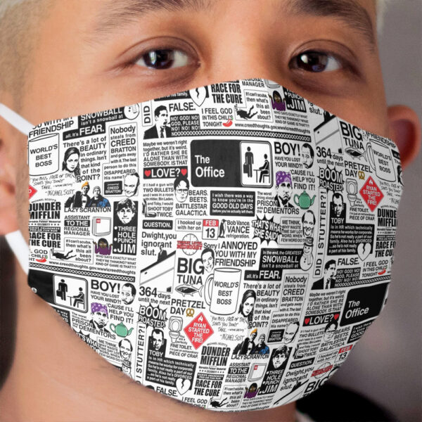 Wise Words From The Office - The Office Quotes (Variant) Cloth Face Mask