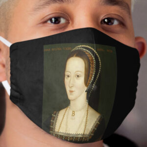 Wives of King Henry VIII. Anne Boleyn. Cloth Face Mask