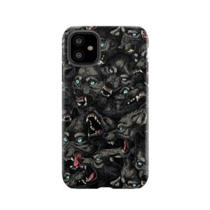 Wolf Pack Pattern Tough Phone Case