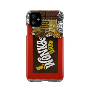 Wonka Chocolate Bar With Golden Ticket Phone Case
