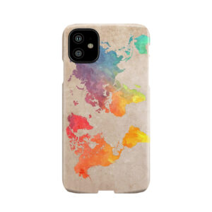 World Map Maps Phone Case