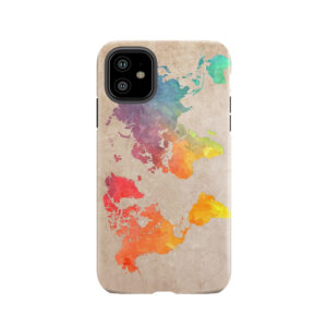 World Map Maps Tough Phone Case