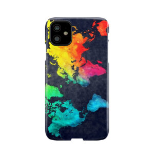 World Map Watercolor 6 #Map #Worldmap Phone Case