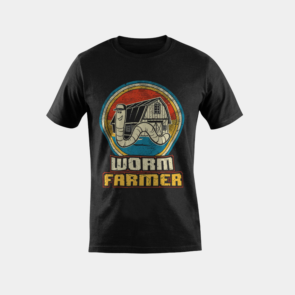 Worm Farm - Retro Worm Farming Compost T-Shirt