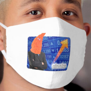 Worm Stonks Cloth Face Mask