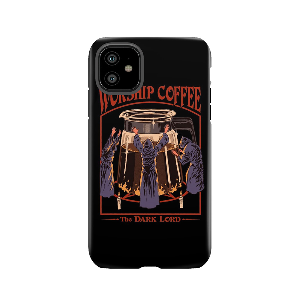 Worship Coffee Tough Phone Case