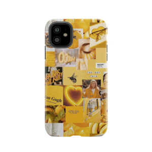 Yellow Aesthetic Collage Tough Phone Case
