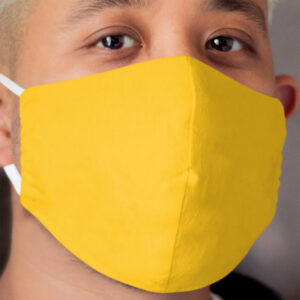 Yellow Cloth Face Mask