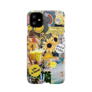Yellow Sunshine Collage Phone Case