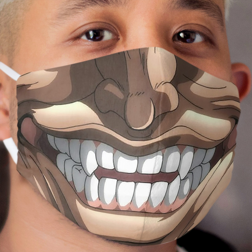 Yujiro Hanma Mouth Cloth Face Mask