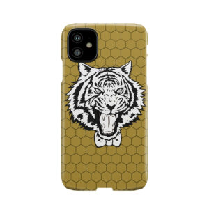 Yuri'S Tiger: B&W Honeycomb Phone Case