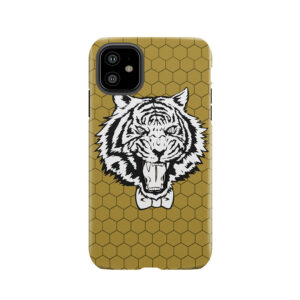 Yuri's Tiger: B&W Honeycomb Tough Phone Case