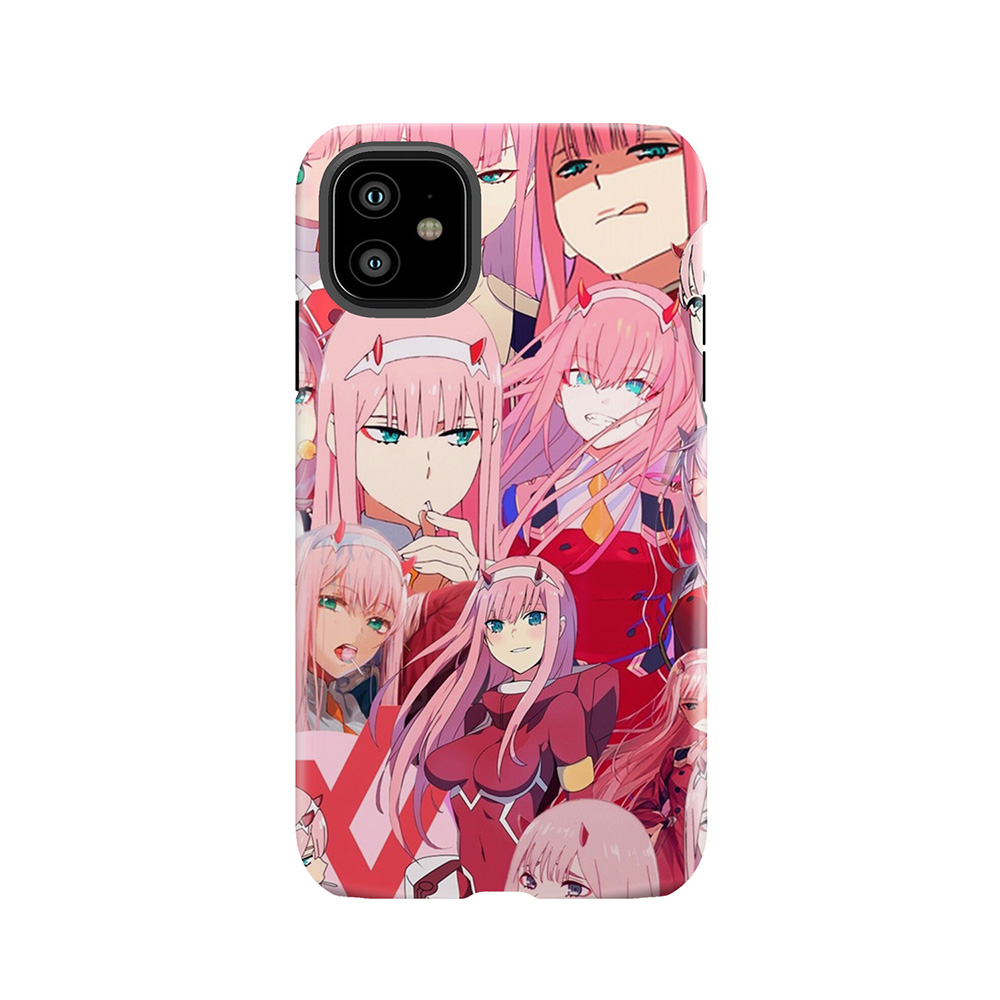 Zero Two Anime Collage Tough Phone Case