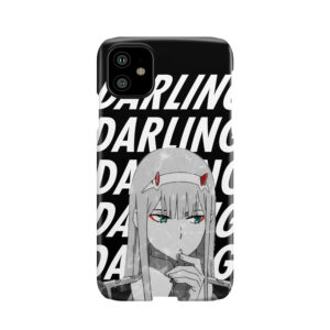 Zero Two "Darling" Darling In The Franxx Phone Case