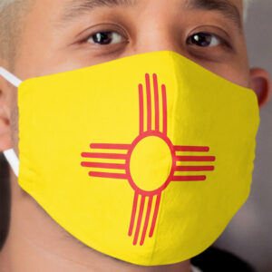 Zia Symbol - Red Sun Cloth Face Mask