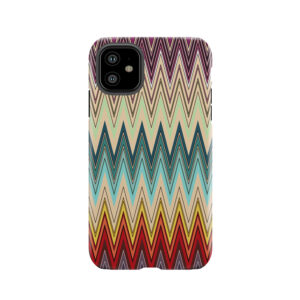 Zig Zag Striped Pattern Tough Phone Case