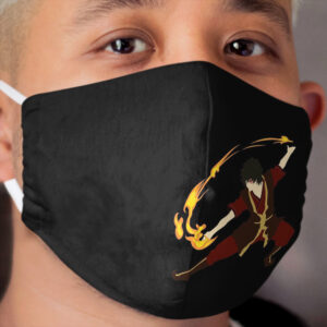Zuko here firebender black Cloth Face Mask