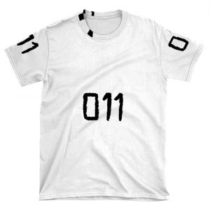 011 - Eleven Tattoo Design (Stranger Things) AOP T-shirt Tee