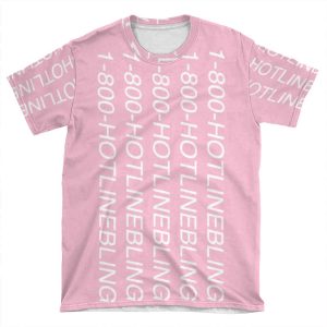 1-800-Hotlinebling AOP T-shirt Tee