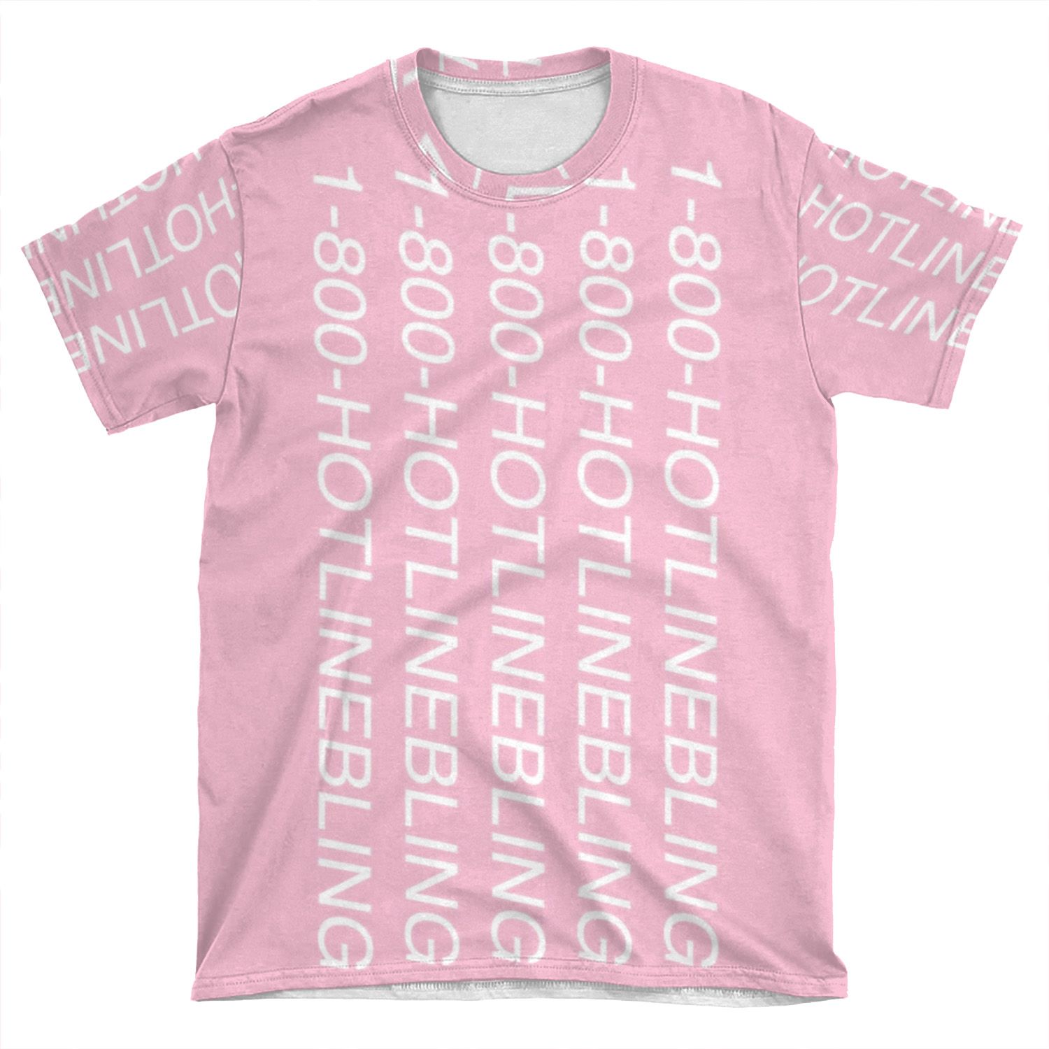 1-800-Hotlinebling AOP T-shirt Tee