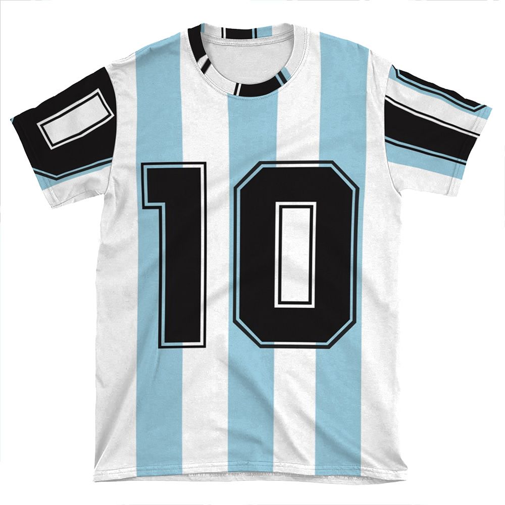 10 Argentina AOP T-shirt Tee
