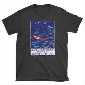 1923 European Rowing Championship T-shirt Tee