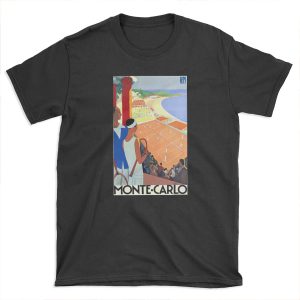 1930 Monte-Carlo Tennis Monaco PLM Travel T-shirt Tee