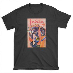 1960 TWA India Elephant Travel T-shirt Tee