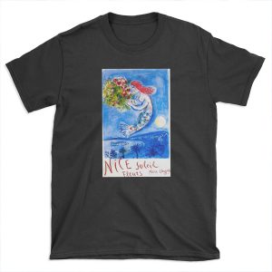 1962 Marc Chagall Nice Soleil Fleurs France Travel T-shirt Tee